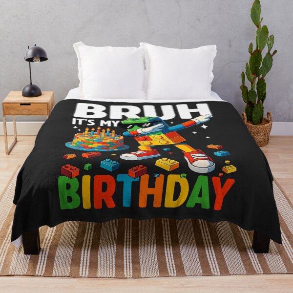 Item preview, Master Builder Dabbing Blocks Bricks Bruh Its My Birthday bruh designed and sold by ArleneRowe.