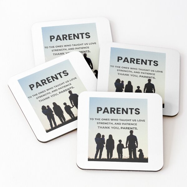 Item preview, Parents – Family Silhouette Wall Art | Thank You Parents Gift designed and sold by H J Creatives.