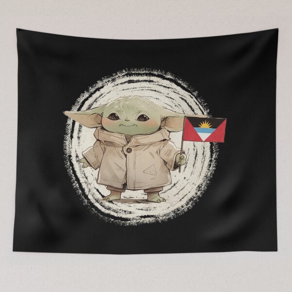 Item preview, BABY YODA OLD FLAG designed and sold by LIS AND MELIVERSO.