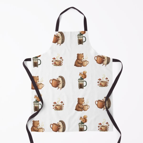 Item preview, Whimsical Forest Creatures Coffee & Tea Illustration Set designed and sold by NonditStudio.