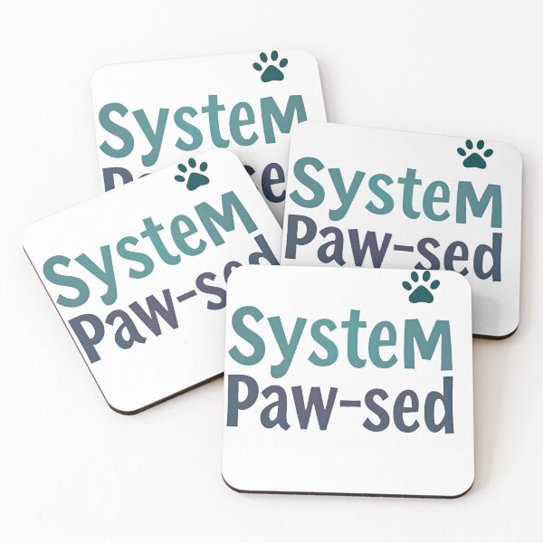 Artikelvorschau, System Paw-sed – Lustiger Katzenprogrammierer für Entwickler und Katzenliebhaber entworfen und verkauft von FeelFreeStore.