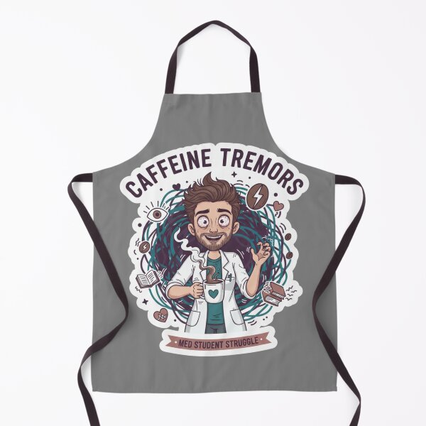 Item preview, Caffeine Tremors Funny Male Medical Student Healthcare Art designed and sold by medoutfits.