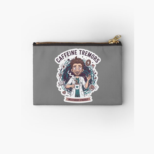 Item preview, Caffeine Tremors Funny Male Medical Student Healthcare Art designed and sold by medoutfits.