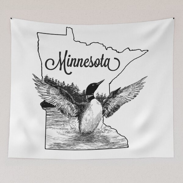 Item preview, Minnesota Loon designed and sold by HellZiggy's Random Things.