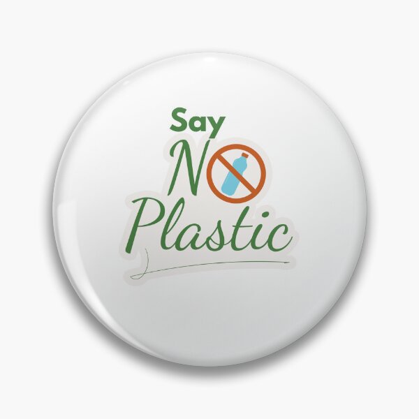 Item preview, No Plastic – Save Our Planet | Eco-Friendly Sustainability Design designed and sold by Fouziaart08.