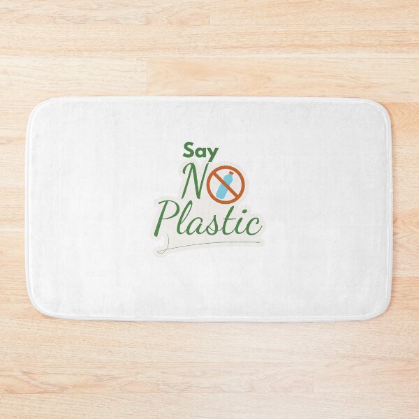 Item preview, No Plastic – Save Our Planet | Eco-Friendly Sustainability Design designed and sold by Fouziaart08.
