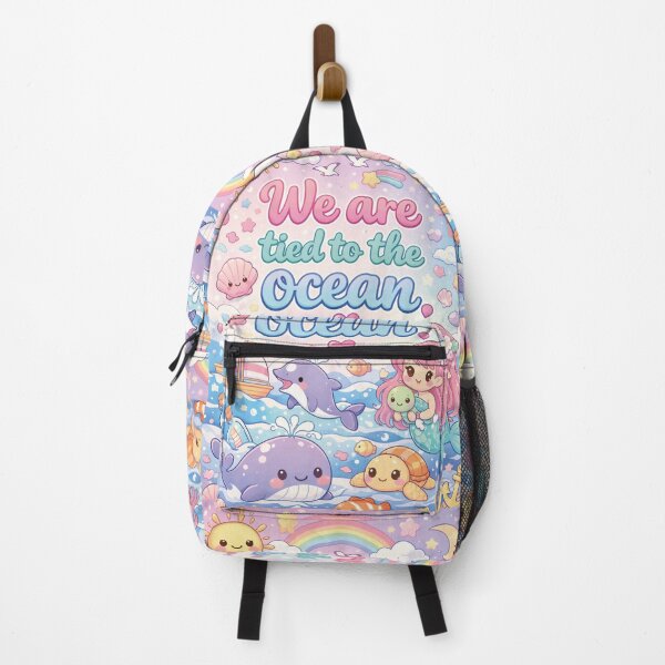 Item preview, We are tied to the Ocean – Mermaid Kawaii designed and sold by Mauswohn.