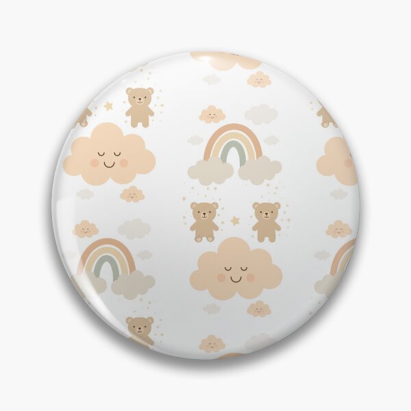Item preview, A cute abstract children's pattern featuring bears in the clouds and a rainbow. designed and sold by Natalia4321.