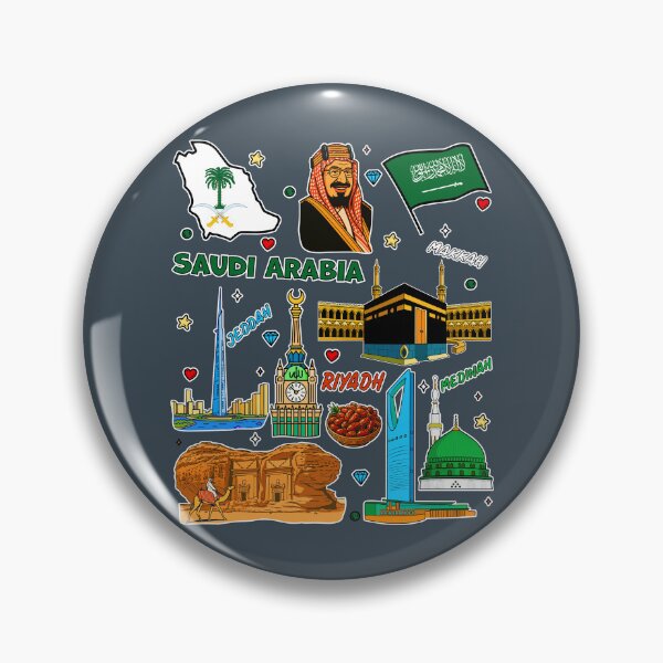 Item preview, Saudi Arabia Heritage & Landmarks, Ultimate Sticker Collage designed and sold by mashmosh.