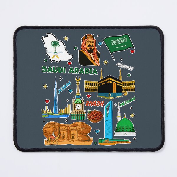 Item preview, Saudi Arabia Heritage & Landmarks, Ultimate Sticker Collage designed and sold by mashmosh.