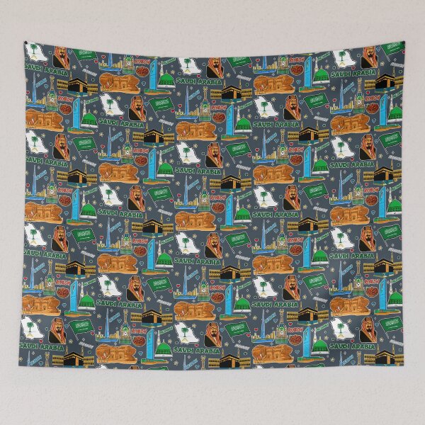 Item preview, Saudi Arabia Heritage & Landmarks, Ultimate Sticker Collage designed and sold by mashmosh.