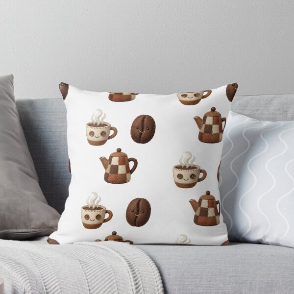 Item preview, Adorable Handcrafted Felt Coffee and Tea Plushie Set designed and sold by NonditStudio.