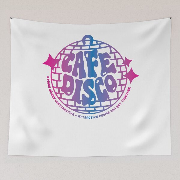 Item preview, Cafe Disco - The Office Fan Art Logo Retro designed and sold by MerrittWe.