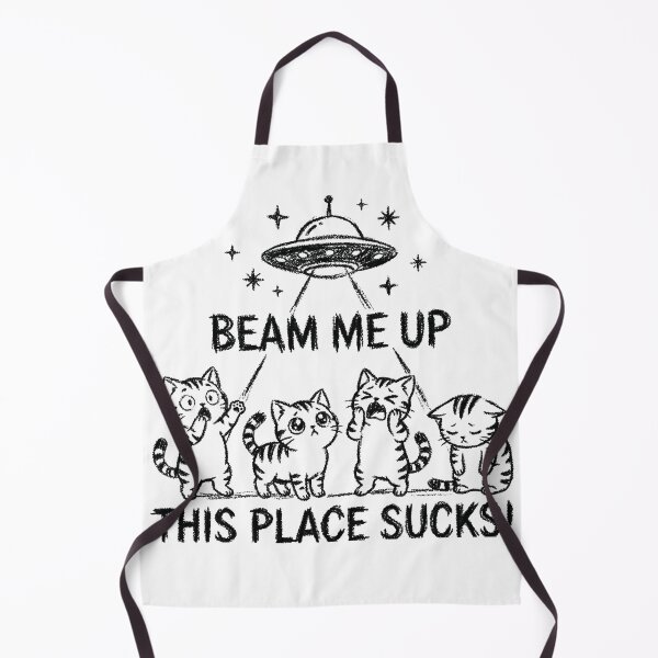 Item preview, Beam Me Up Cat UFO designed and sold by AdyKurniawan.
