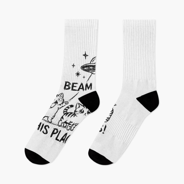 Item preview, Beam Me Up Cat UFO designed and sold by AdyKurniawan.