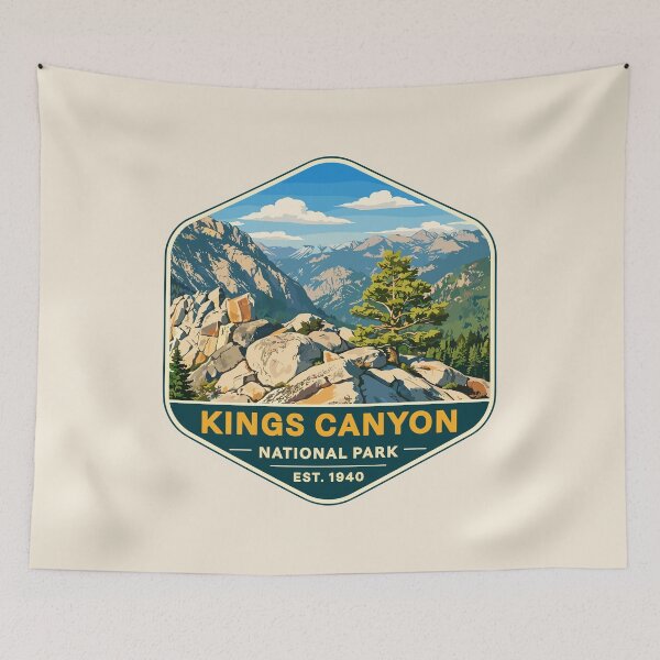 Item preview, Kings Canyon National Park Sticker designed and sold by Gideon Emmerich.