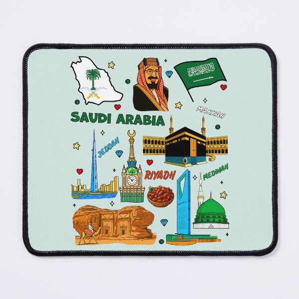 Item preview, Saudi Arabia Heritage & Modernity, Vibrant Cultural Icons designed and sold by mashmosh.