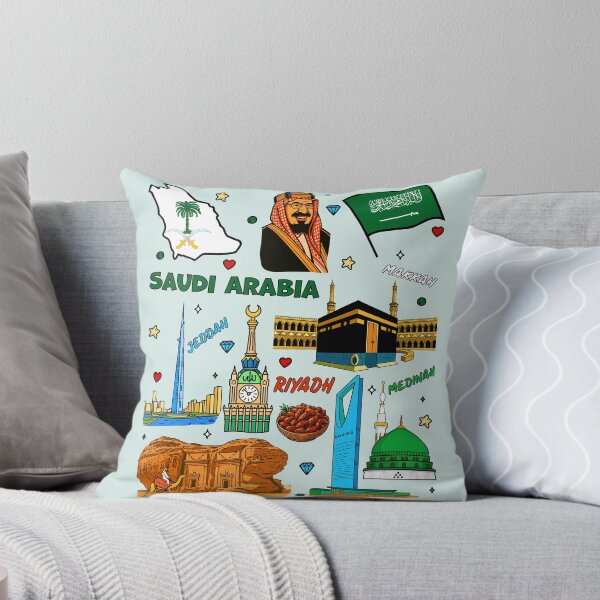 Item preview, Saudi Arabia Heritage & Modernity, Vibrant Cultural Icons designed and sold by mashmosh.