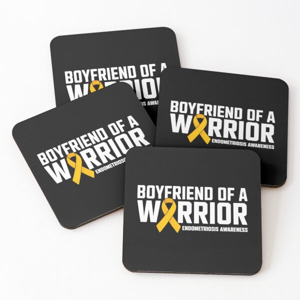 Item preview, Boyfriend of a Warrior Endometriosis Awareness designed and sold by comptorasunfia.