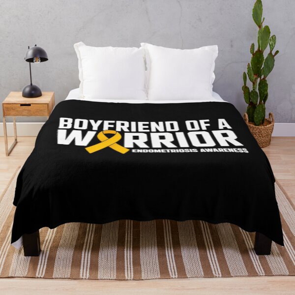 Item preview, Boyfriend of a Warrior Endometriosis Awareness designed and sold by comptorasunfia.