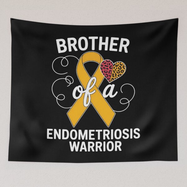 Item preview, Brother Endometriosis Awareness Leopard Buffalo Plaid designed and sold by comptorasunfia.