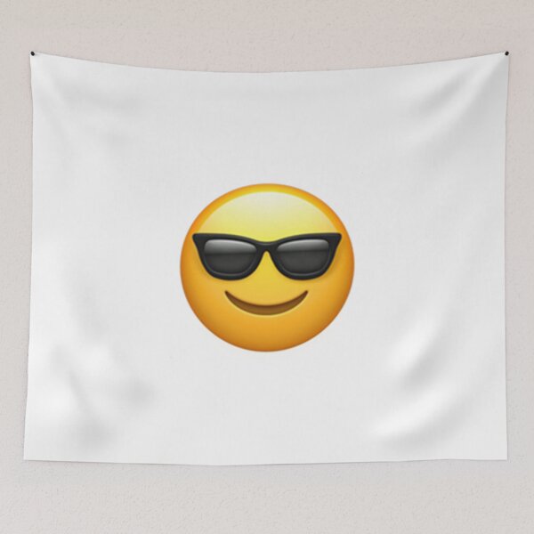 Artikelvorschau, Coole Sonnenbrille Emoji entworfen und verkauft von emojiqueen.