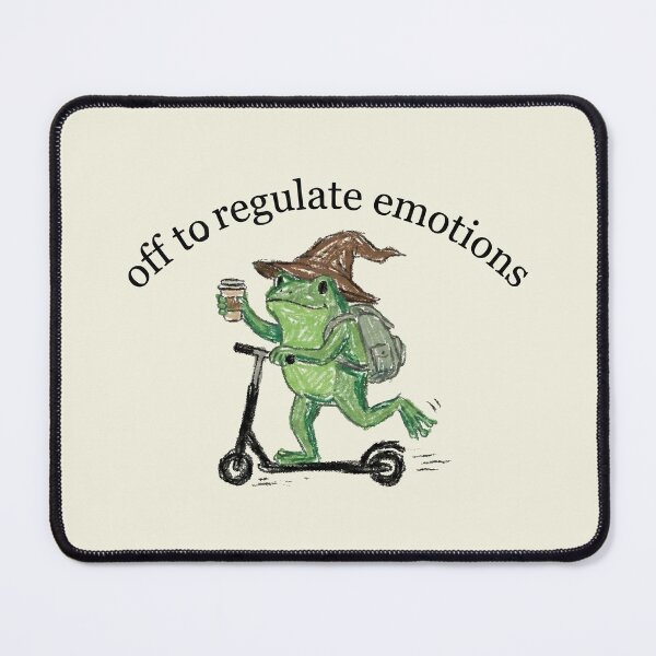 Item preview, Off To Regulate Emotions Wizard Frog designed and sold by AdyKurniawan.