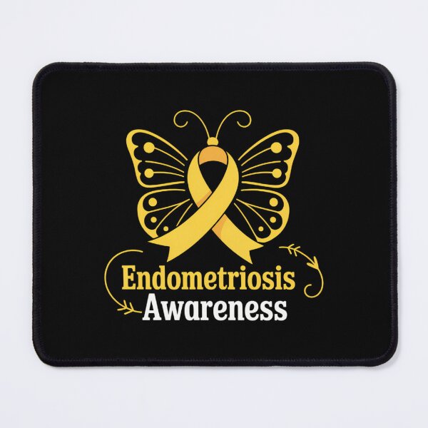Item preview, Butterfly Yellow Ribbon Endometriosis Awareness designed and sold by comptorasunfia.