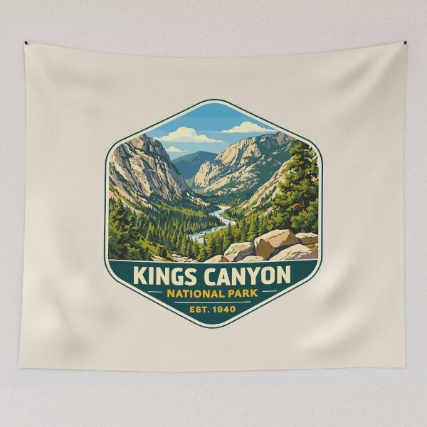 Item preview, Kings Canyon National Park Sticker designed and sold by Gideon Emmerich.