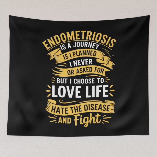 Item preview, Choose To Love Life And Fight Endometriosis Awareness designed and sold by comptorasunfia.
