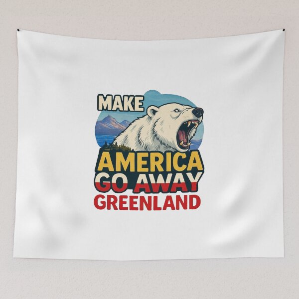 Item preview, Make America Go Away Greenland designed and sold by yunamaliskova.