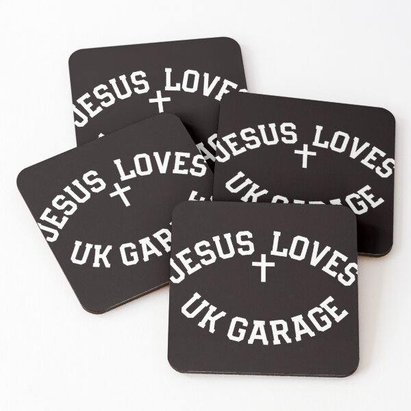 Item preview,  Jesus Loves Uk Garage Slogan - Black designed and sold by Fiicha.