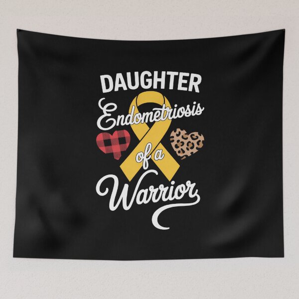Item preview, Daughter Endometriosis Awareness Leopard Buffalo Plaid designed and sold by comptorasunfia.