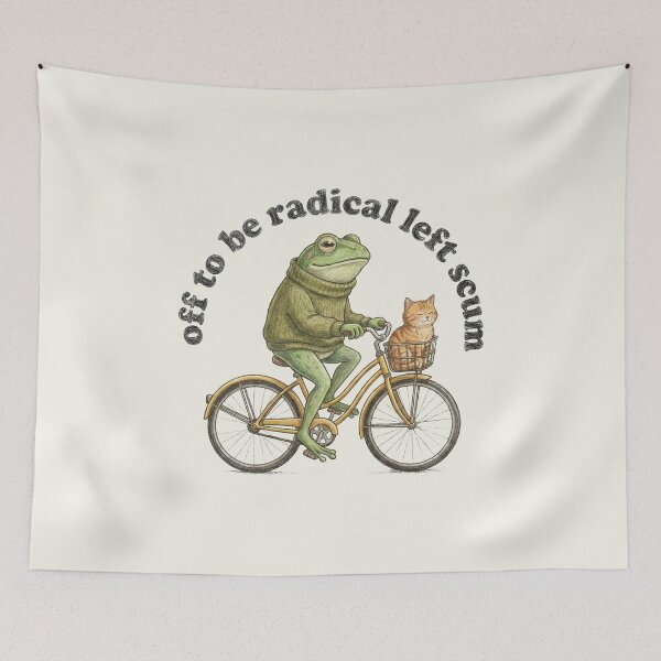 Item preview, Radical Left Scum Frog designed and sold by AdyKurniawan.