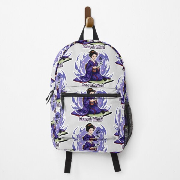 Item preview, Grace in Ritual Japanese Tea Ceremony Chado Otaku Art Style designed and sold by SplashTastic.