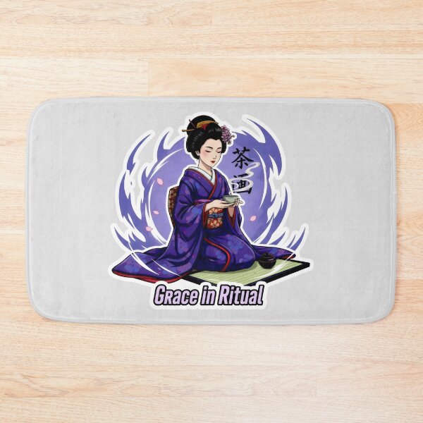 Item preview, Grace in Ritual Japanese Tea Ceremony Chado Otaku Art Style designed and sold by SplashTastic.