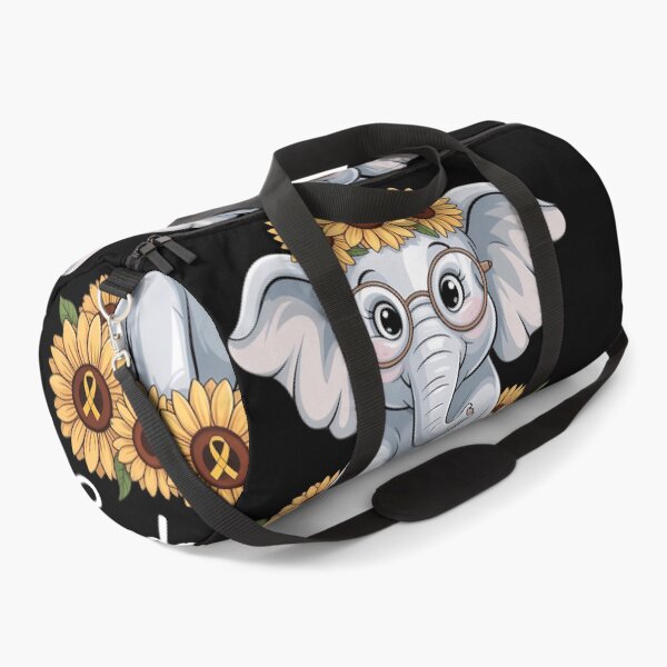 Item preview, Elephant Sunflower Endometriosis Awareness Ribbon designed and sold by sterabamineh.