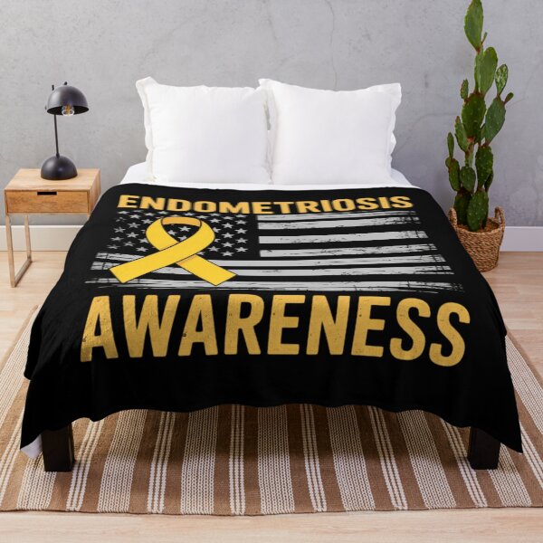Item preview, Endo Awareness American Flag Endometriosis Awareness Warrior designed and sold by sterabamineh.