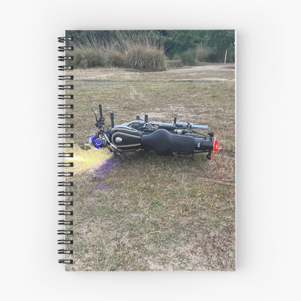 Item preview, Motorcycle Resting After an Off-Road Ride designed and sold by Ahmer007.