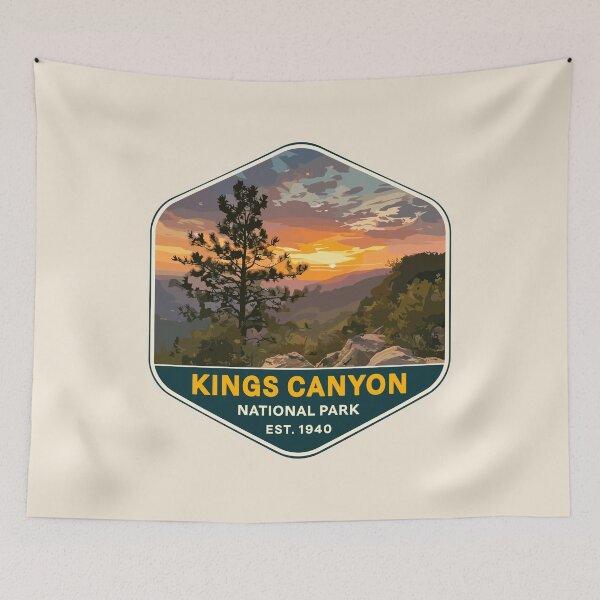 Item preview, Kings Canyon National Park Sticker designed and sold by Gideon Emmerich.