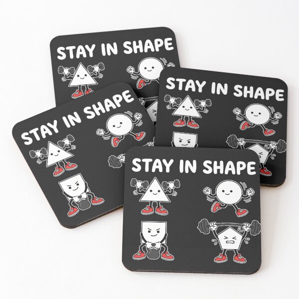 Item preview, Stay In Shape Funny Geometry Math Workout Pun designed and sold by AdyKurniawan.