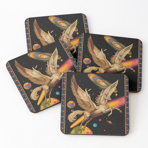 Item preview, Pegasus Galaxy Flight Tapestry – Winged Steed in Outer Space designed and sold by LuxuryApparels.