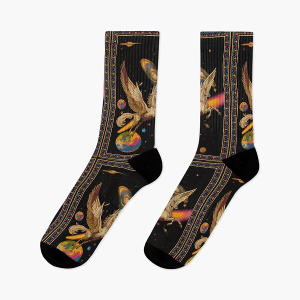 Item preview, Pegasus Galaxy Flight Tapestry – Winged Steed in Outer Space designed and sold by LuxuryApparels.