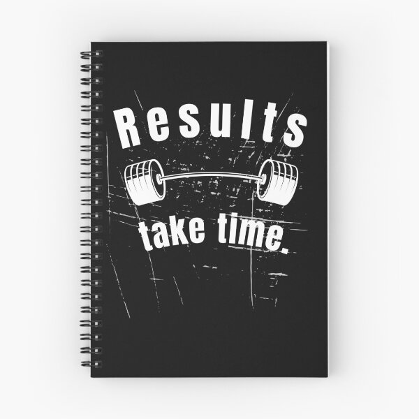 Item preview, Results take time. Gym Fitness Motivation Quote designed and sold by TeeArtWorld.