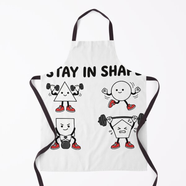 Item preview, Stay In Shape Funny Geometry Math Workout Pun designed and sold by AdyKurniawan.
