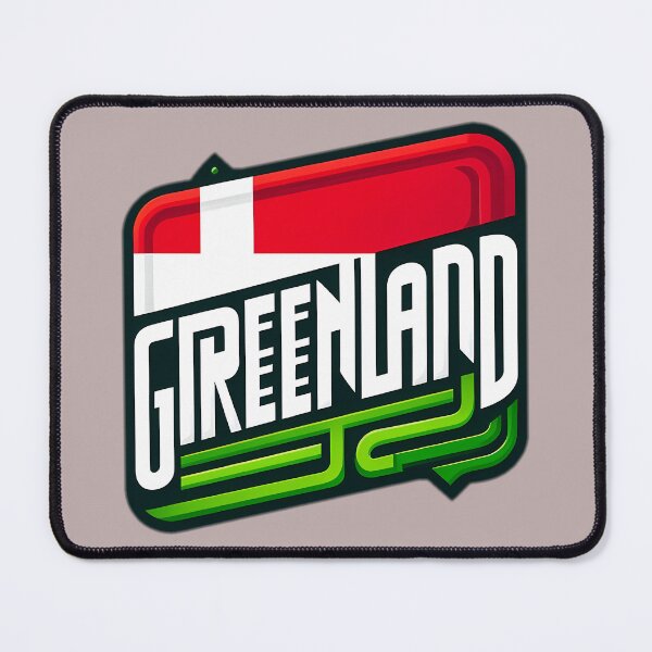 Item preview, greenland flag designed and sold by NRSROTE.