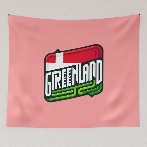 Item preview, greenland flag designed and sold by NRSROTE.