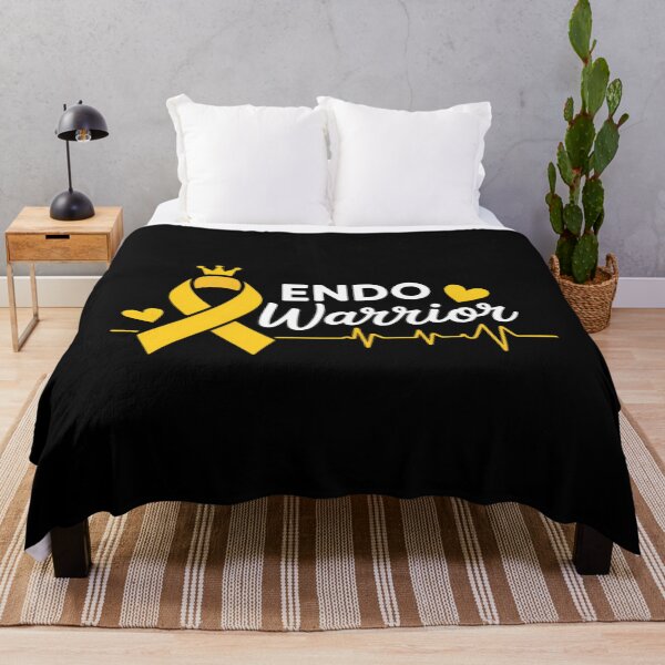 Item preview, Endo Warrior Cancer Endometriosis Awareness Month designed and sold by tiekanamac.