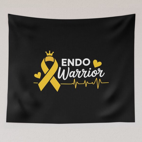 Item preview, Endo Warrior Cancer Endometriosis Awareness Month designed and sold by tiekanamac.