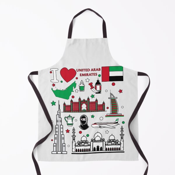 Item preview, UAE Pride, Ultimate Dubai & Abu Dhabi Landmark Icons designed and sold by mashmosh.